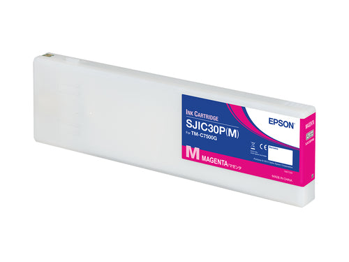 Epson SJIC30P(M): Ink cartridge for ColorWorks C7500G (Magenta) Epson SJIC30P(M): Ink cartridge for ColorWorks C7500G (Magenta)